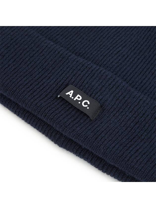 Autumn Wool Beanie Dark Navy - A.P.C. - BALAAN 5