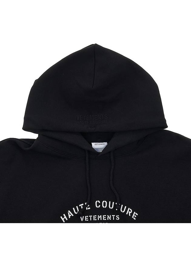 Logo hood UA53HD360B BLACK - VETEMENTS - BALAAN 4