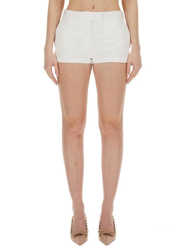 Valentino Garavani Compact Poplin Shorts - VALENTINO - BALAAN 1