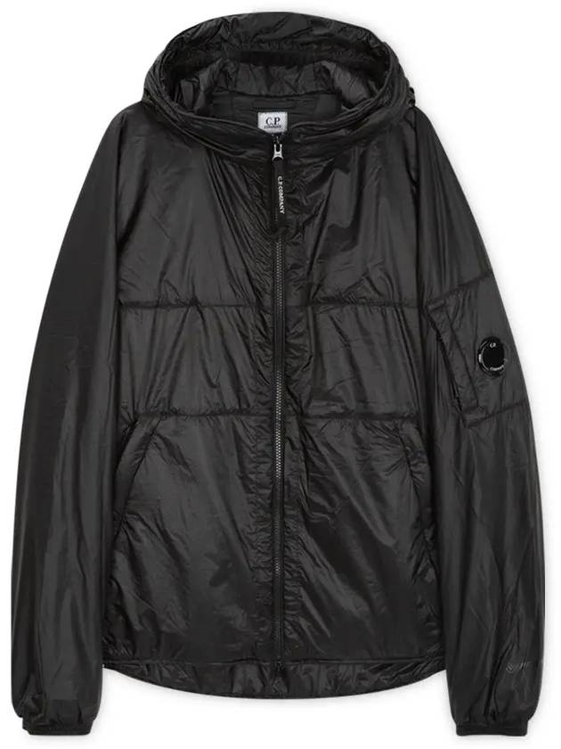 Nada Shell Hooded Jacket Black - CP COMPANY - BALAAN 4