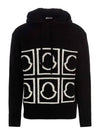 9C00013 M1240 999 Black Men's Hoodie - MONCLER - BALAAN 1