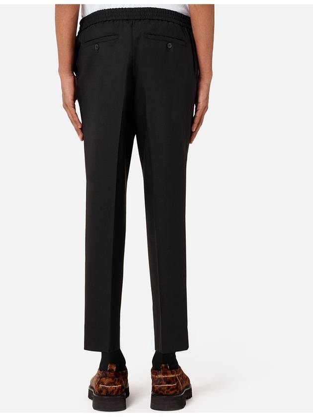 Banding Cropped Straight Pants Black - AMI - BALAAN 4