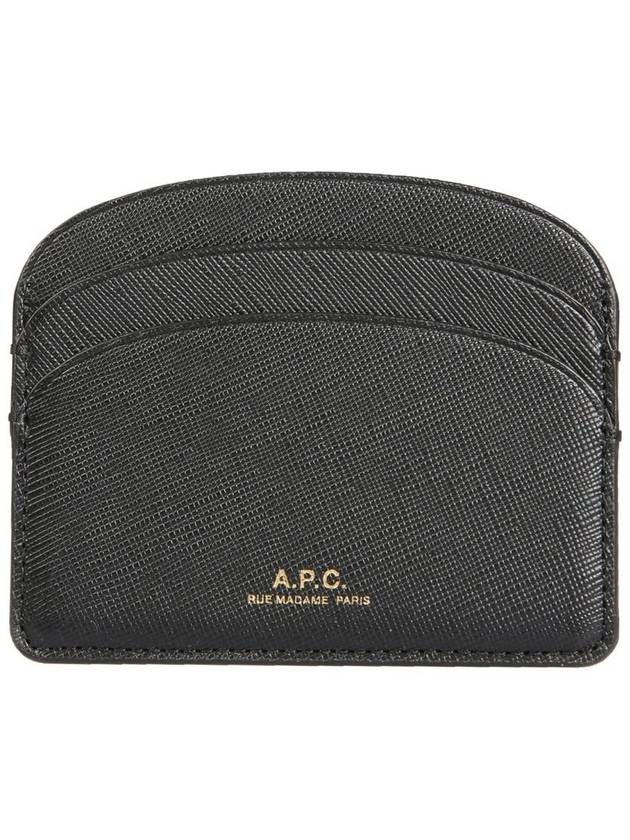 Demi Lune Card Wallet Black - A.P.C. - BALAAN 2