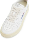 Medalist Pink Tab Low Top Sneakers White - AUTRY - BALAAN 8