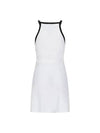 Buckle Contrast Short Dress White - COURREGES - BALAAN 3