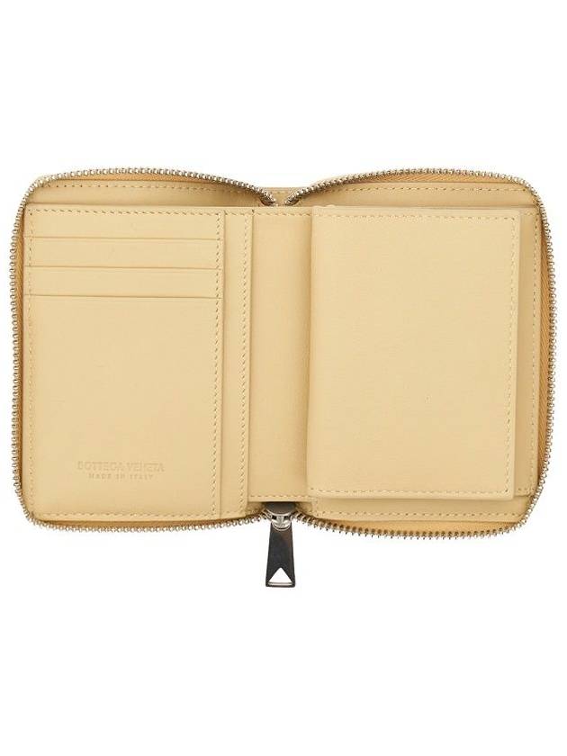 Around Zipper Halfwallet Beige - BOTTEGA VENETA - BALAAN 3