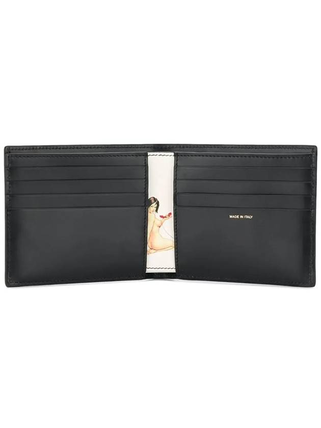 Lady Bifold Half Wallet Black - PAUL SMITH - BALAAN 5