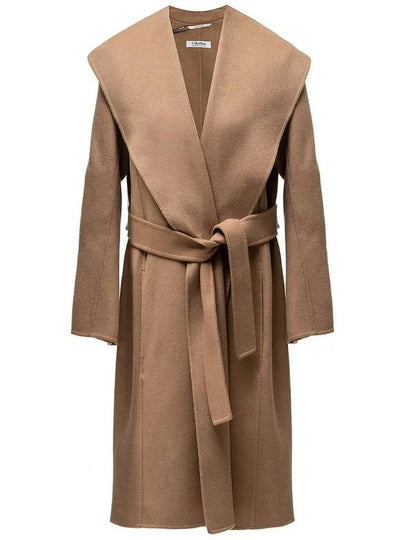 Mesh wool coat camel MESSI 045 - MAX MARA - BALAAN 2