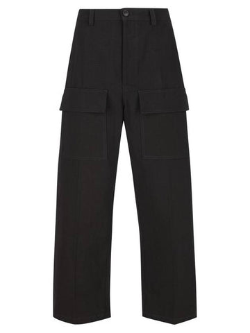 Valentino Garavani Trousers Black - VALENTINO - BALAAN 1