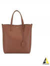 Shopping Toy Supple Leather Tote Bag Brown - SAINT LAURENT - BALAAN 2