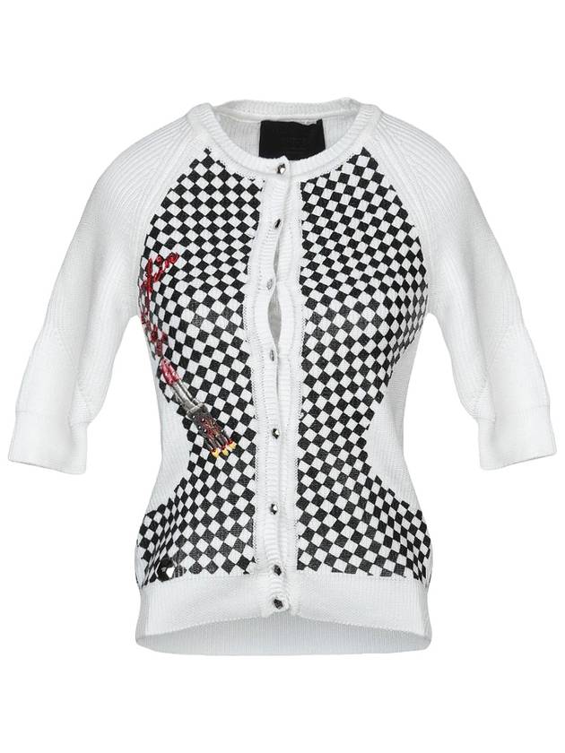 philipp plein rhinestone embellished lipstick rocket cardigan - PHILIPP PLEIN - BALAAN 1