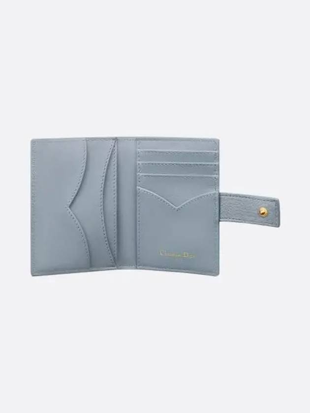 Cargo Vertical Calfskin Card Wallet Cloud Blue - DIOR - BALAAN 4