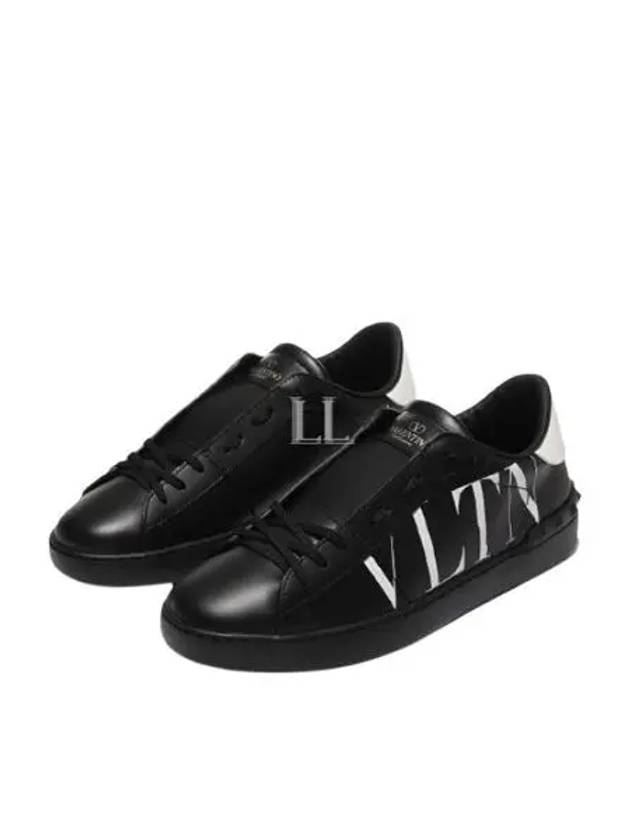 Open Low Top Sneakers Black - VALENTINO - BALAAN 2