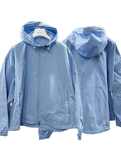 TYX Rain Hooded Jacket Blue - MONCLER - BALAAN 2