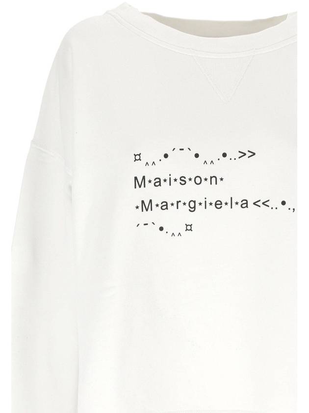 Font Generator Logo Sweatshirt White - MAISON MARGIELA - BALAAN 4