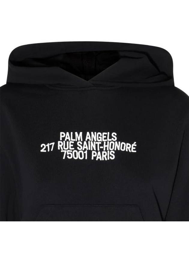 Cotton Hoodie Black - PALM ANGELS - BALAAN 6