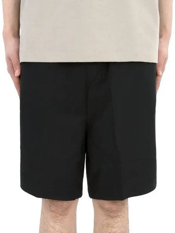 24 S S Men's Logo Patch Banding Track Short Pants Black FGLW40007POP 001 - FEAR OF GOD - BALAAN 1