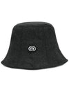 Doyou Know MC Women s Wool Blend Herringbone Jacquard Charcoal Gray Bucket Hat DO6242AH32 1 - DOYOUKNOWMC GOLF WEAR - BALAAN 2