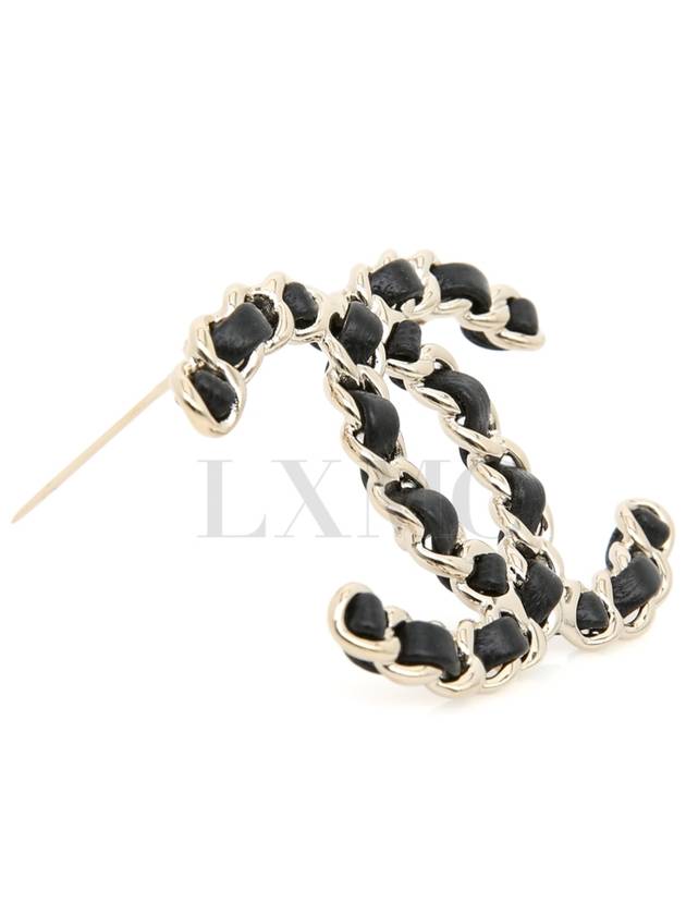 CC chain brooch black gold pendant A96202 - CHANEL - BALAAN 4