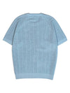 Men's Waffle Raglan Short Sleeve Knit Light Blue I2SN01SB - IOEDLE - BALAAN 4