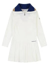 knit sailor collar pleated dress OF3003LBWHITE - ONOFF - BALAAN 2