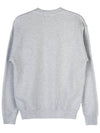 Track Club Sweatshirt TRACK CLUB CREWNECK HEATHER GRAY NAVY - SPORTY & RICH - BALAAN 2