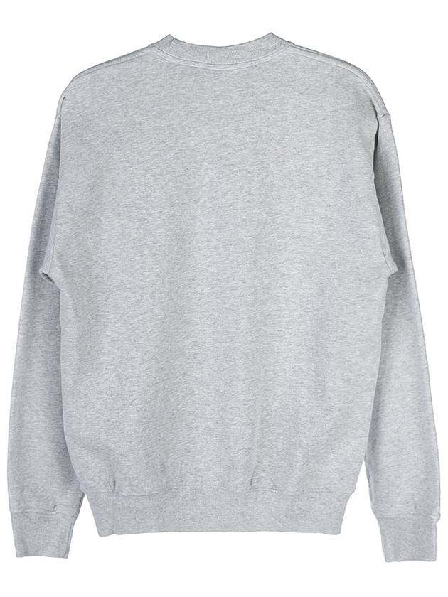 Track Club Sweatshirt TRACK CLUB CREWNECK HEATHER GRAY NAVY - SPORTY & RICH - BALAAN 2