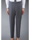 Low Rise Side Tab Wool Slacks Grey - THOM BROWNE - BALAAN 2