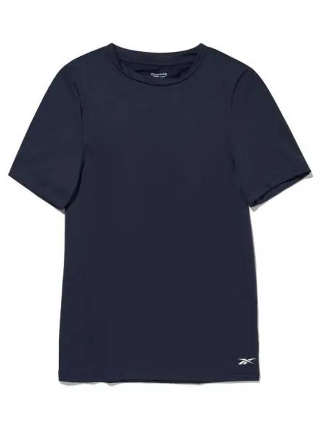 ID Train T Shirt Women Navy 100076110 - REEBOK - BALAAN 1