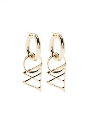 Off White OW Brass Drop Earrings 271490 - OFF WHITE - BALAAN 1