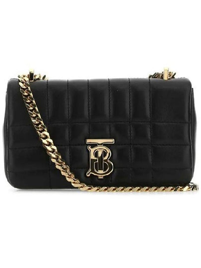 Quilted Lula Mini Leather Cross Bag Black - BURBERRY - BALAAN 2