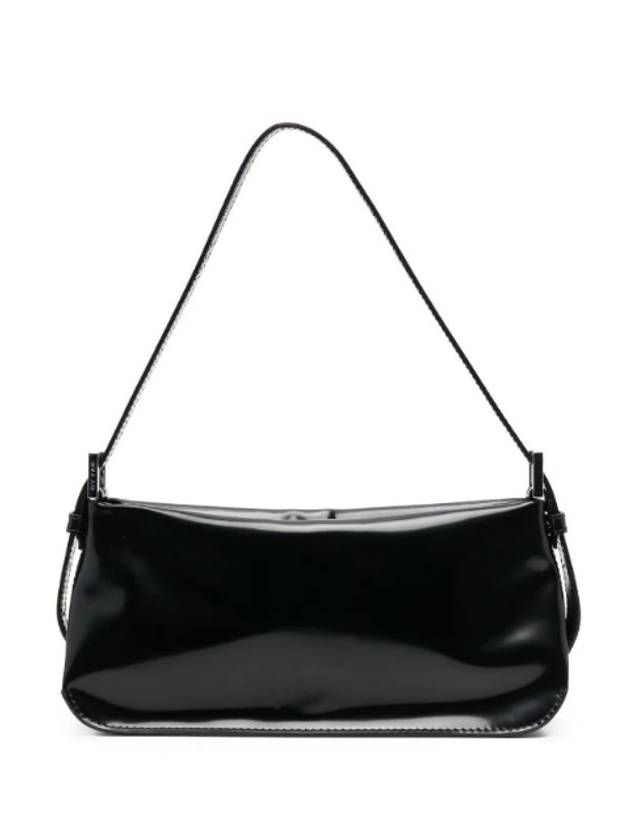 Patent Leather Shoulder Bag Black - BY FAR - BALAAN 1