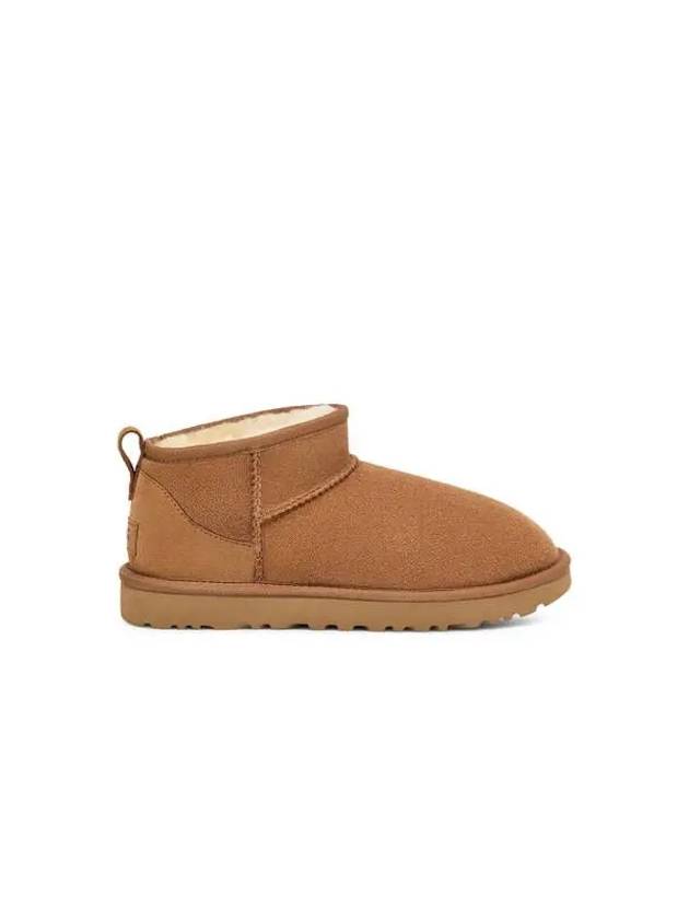 WOMEN Suede Leather Mini Boots Classic Ultra Chestnut - UGG - BALAAN 1