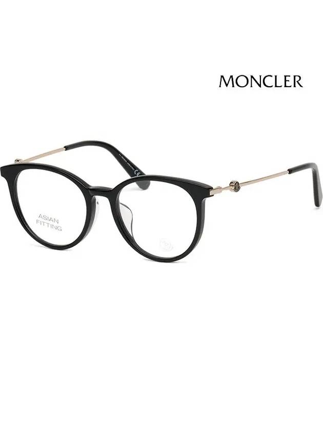 Eyewear Round Eyeglasses Black - MONCLER - BALAAN 2