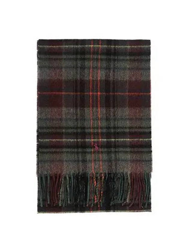 PC0946 325 Pony Plaid Bedford Muffler Scarf - POLO RALPH LAUREN - BALAAN 1