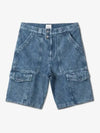 Jemuel Cargo Denim Shorts Blue - ISABEL MARANT - BALAAN 2