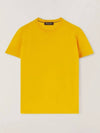 Men's Crew Neck Short Sleeve T-Shirt Yellow - LORO PIANA - BALAAN 2