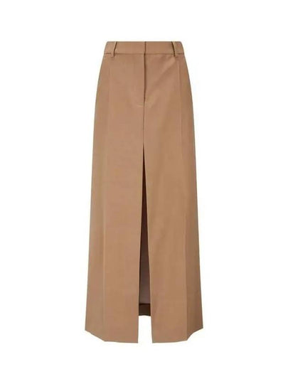 Front long slit maxi skirt camel 271030 - STELLA MCCARTNEY - BALAAN 1