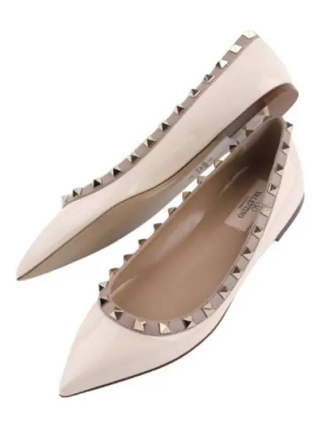 patent leather rockstud ballerina - VALENTINO - BALAAN 1