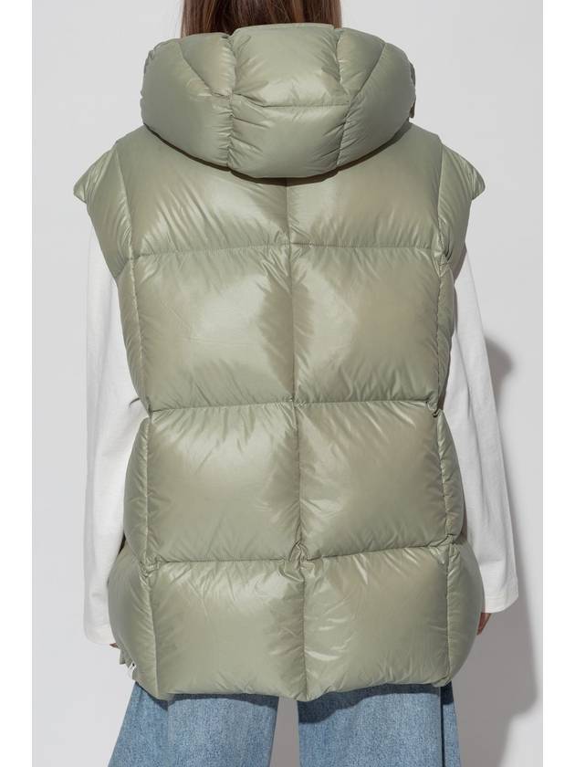 Quilted Down Vest Green - JIL SANDER - BALAAN 5