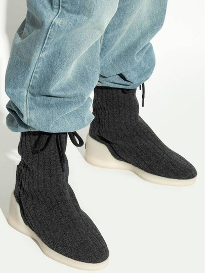 Fear Of God Ankle Boots Moc Knit Hi, Women's, Grey - FEAR OF GOD - BALAAN 2