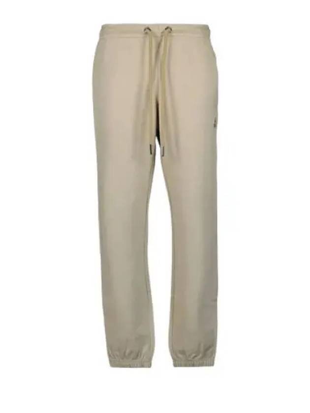 Logo Patch Track Pants Beige - MONCLER - BALAAN 2