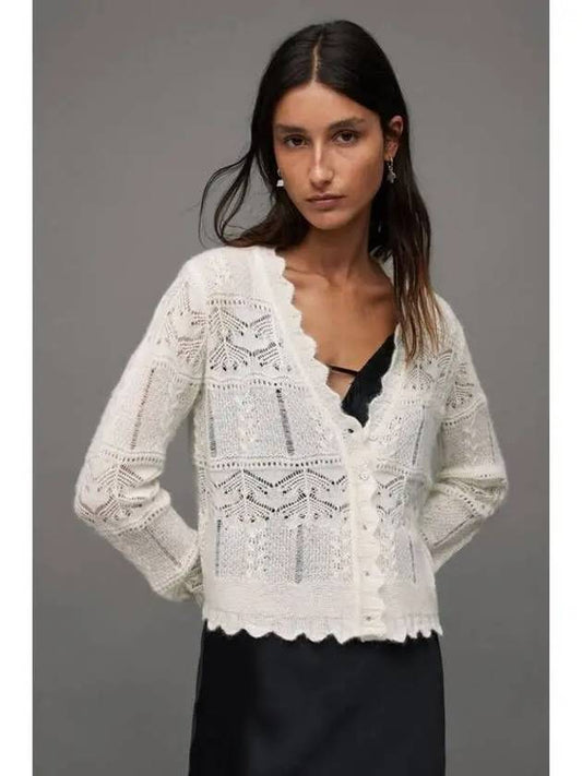 Vanessa Cardigan WK034V 4068 White - ALLSAINTS - BALAAN 1