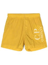 Kids Logo Short Pants Yellow 16CKBW033B 00L3C00 224 - CP COMPANY - BALAAN 1