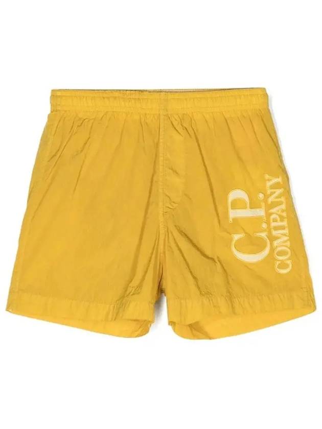 Kids Logo Short Pants Yellow 16CKBW033B 00L3C00 224 - CP COMPANY - BALAAN 2