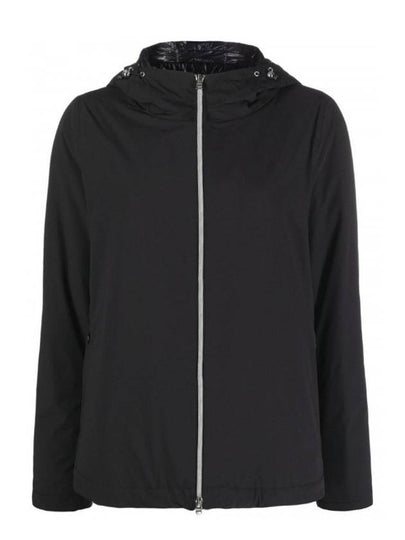 Resort Ponent Nylon Hooded Jacket Black - HERNO - BALAAN 2