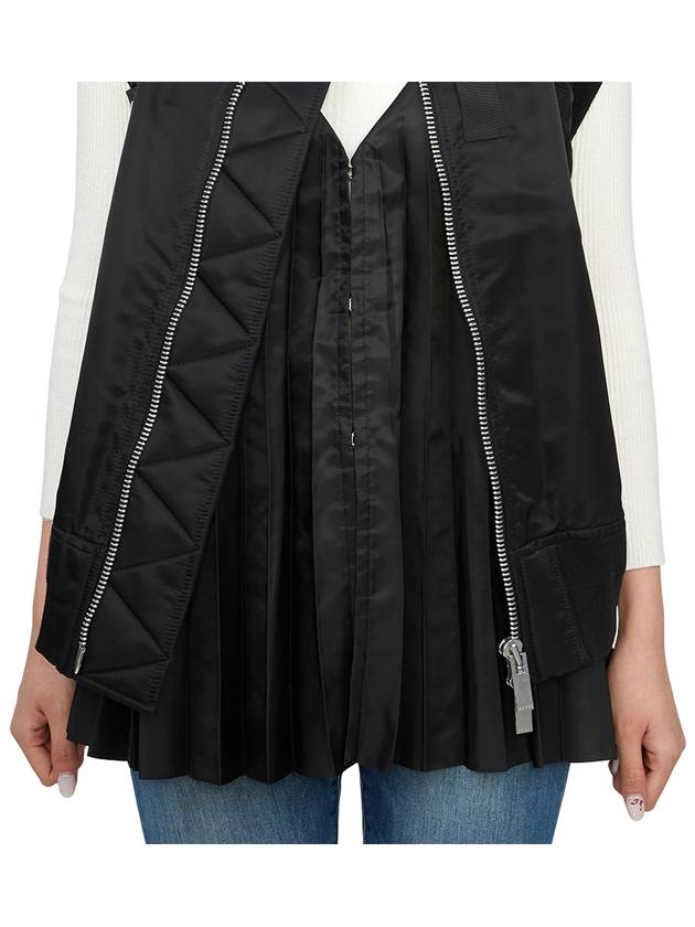 Nylon Twill Vest Black - SACAI - BALAAN 11