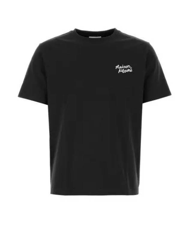 Handwriting Comfort Short Sleeve T-Shirt Black - MAISON KITSUNE - BALAAN 2