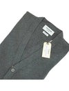 Milano Stitch 4-Bar Cardigan Medium Grey - THOM BROWNE - BALAAN 3