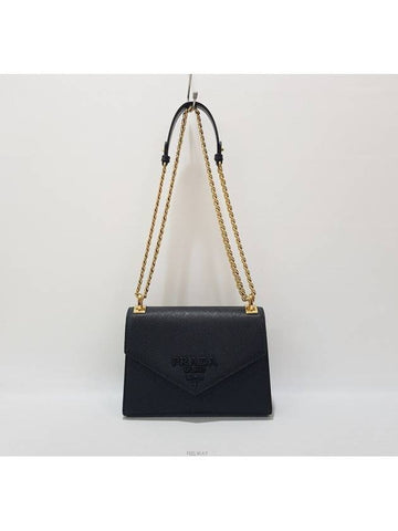 Saffiano Monochrome Chain Shoulder Bag 1BD127 - PRADA - BALAAN 1